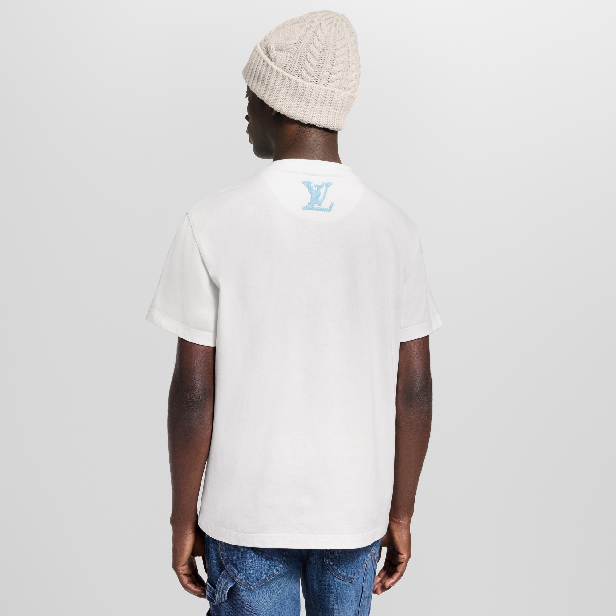 Embroidered Signature T-Shirt - Ready-to-Wear | LOUIS VUITTON
